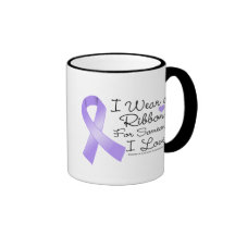 General Cancer Ribbon Someone I Love Coffee Mugs