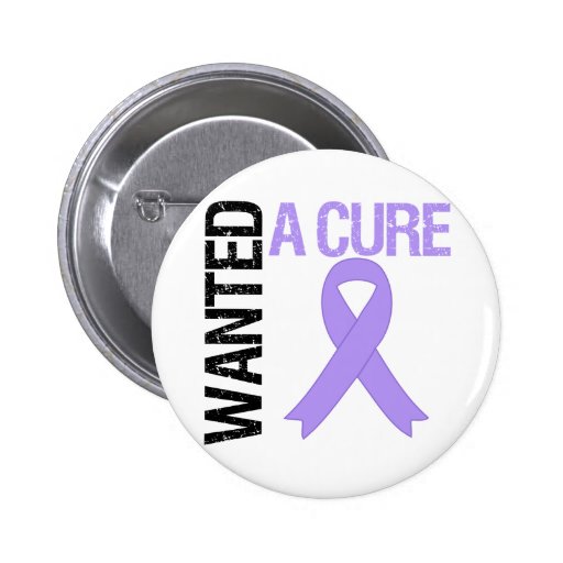 General Cancer Wanted A Cure Pinback Button