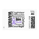 General Cancer Warrior Collage postage