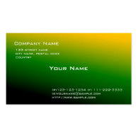 general cool green business cards