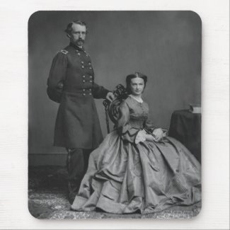 General Custer and His Wife Libbie mousepad