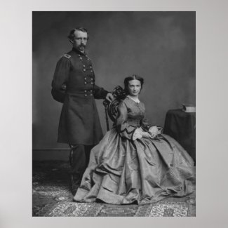 General Custer and His Wife Libbie print