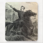 General Custer on Horeseback Mousepads