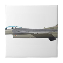General Dynamics F-16D Falcon TEXAS ANG 84254 Tile