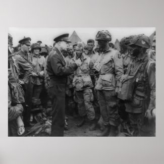 General Eisenhower on D-Day print