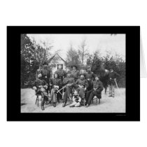 General Gamble and Staff at Camp Stoneman 1865 cards