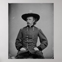 General George Armstrong Custer by Mathew Brady Posters