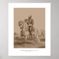 General James Garfield -- Civil War Print