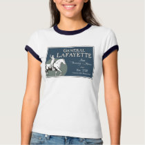 General Lafayette Inn Ladies T-Shirt by hackleo General Lafayette Inn Ladies T-Shirt