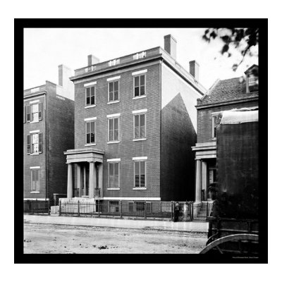 General Lee's Residence in Richmond, VA 1865 Print by lc_civilwar