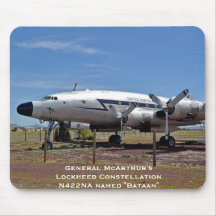 General McArthur's Lockheed Constellation N422NA Mouse Pads