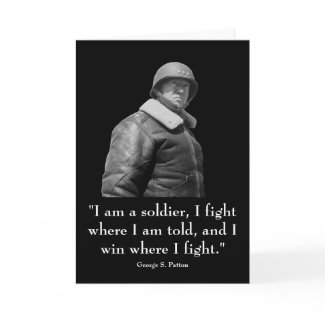General Patton and quote card