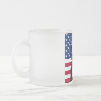 General Patton and the American Flag mug