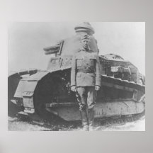 General Patton During WW1 Poster