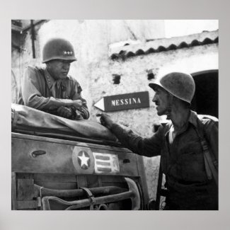 General Patton In Sicily print