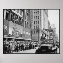 General Patton Ticker Tape Parade Posters