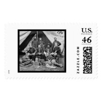General Porter's Staff with George Custer 1862 postage