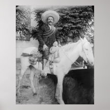 General revolucionario mexicano de Pancho Villa Posters