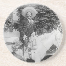 General revolucionario mexicano de Pancho Villa Posavasos Manualidades