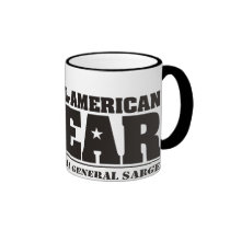General Sarge All American Bear Mug mugs