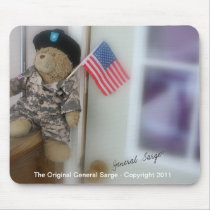 General Sarge Mousepad mousepads