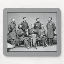 General Sherman and His Staff Mousepad