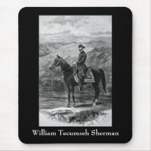 General Sherman on Horseback Mouse Pads