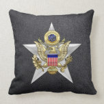 General Staff Branch Insignia Throw Pillows