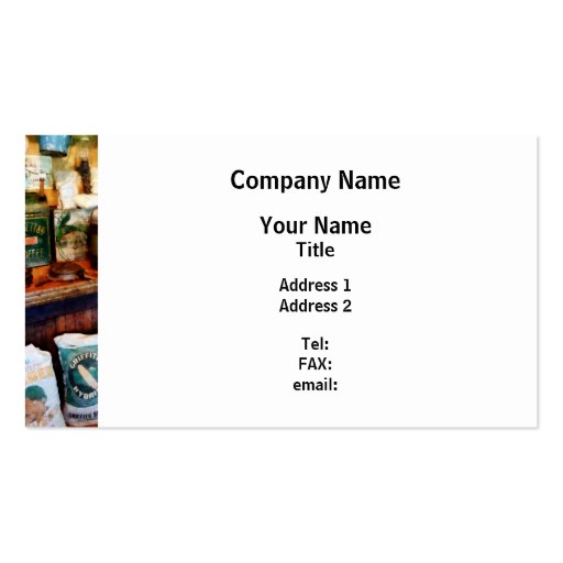 General Store Business Cards