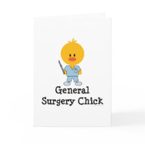 General Surgery Chick Greeting Card