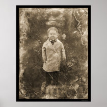 General Tom Thumb Daguerreotype 1844 Posters