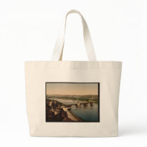 General view and Benezech Bridge, Avignon, Provenc Bag