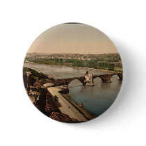 General view and Benezech Bridge, Avignon, Provenc Pins