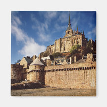 General view from the base of the ramparts refrigerator magnets