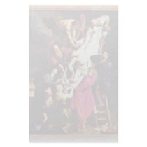 General View From The Cross Triptych By Rubens Custom Stationery