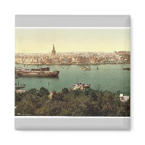 General view, Kiel, Schleswig-Holstein, Germany cl Refrigerator Magnet