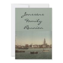 General View of Antwerp II, Belgium Invitations