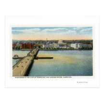 General View of MIT and Harvard Bridge, Post Card