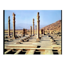 General view of the Apadana  founded c.518 BC Postcard