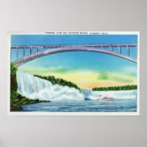 General View of the Falls and the Rainbow Print