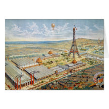 General View of the Universal Exhibition Greeting Card