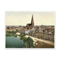 General view, Schwerin, Mecklenburg-Schwerin, Germ Post Card