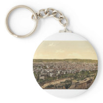 General view, Stuttgart, Wurtemburg, Germany class Keychains
