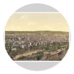 General view, Stuttgart, Wurtemburg, Germany class Round Sticker