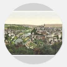 General view, Weilburg, Hesse-Nassau, Germany clas Sticker