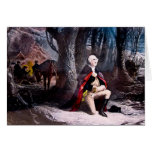 General Washington Praying at Valley Forge, PA cards