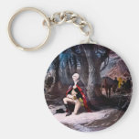 General Washington Praying at Valley Forge, PA Key Chains