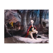 General Washington Praying at Valley Forge, PA Postcards