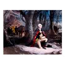 General Washington Praying at Valley Forge, PA postcards