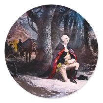 General Washington Praying at Valley Forge, PA Stickers